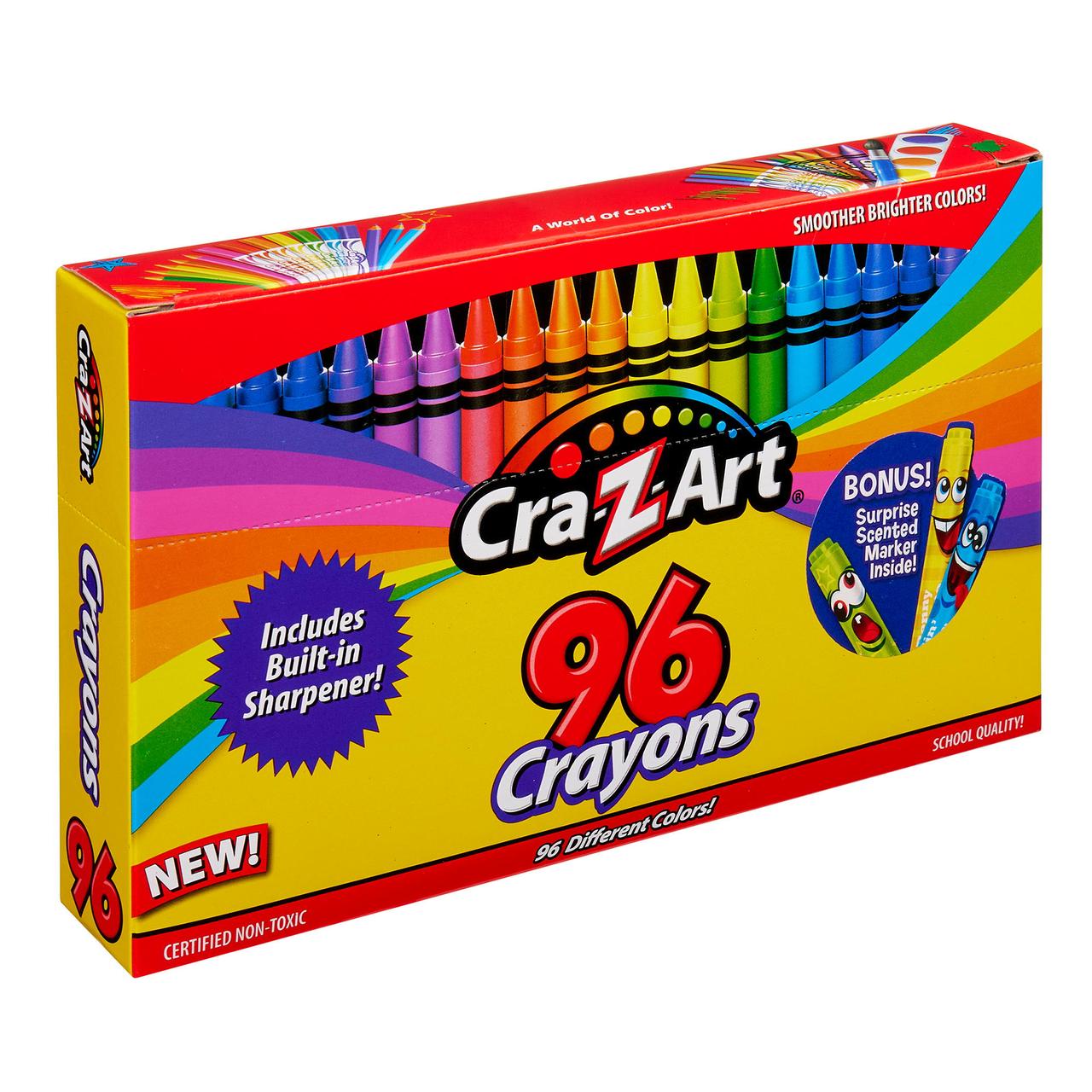Набор восковых карандашей с точилкой Cra-Z-Art 10246CRA 96 шт