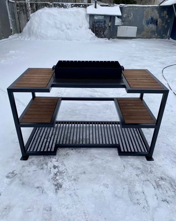 Мангал I loft you 1900х1700х400 см Черный