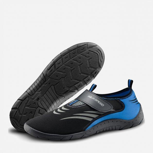 Аквашузы Aqua Speed AQUA SHOE MODEL 27A 7610 черный серый флуоресцентный желтый 38 642-27B 38