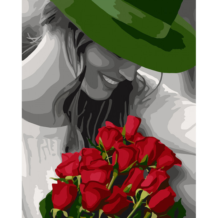 Картина за номерами Ідейка "Квіти коханої" 40х50 см KHO4705