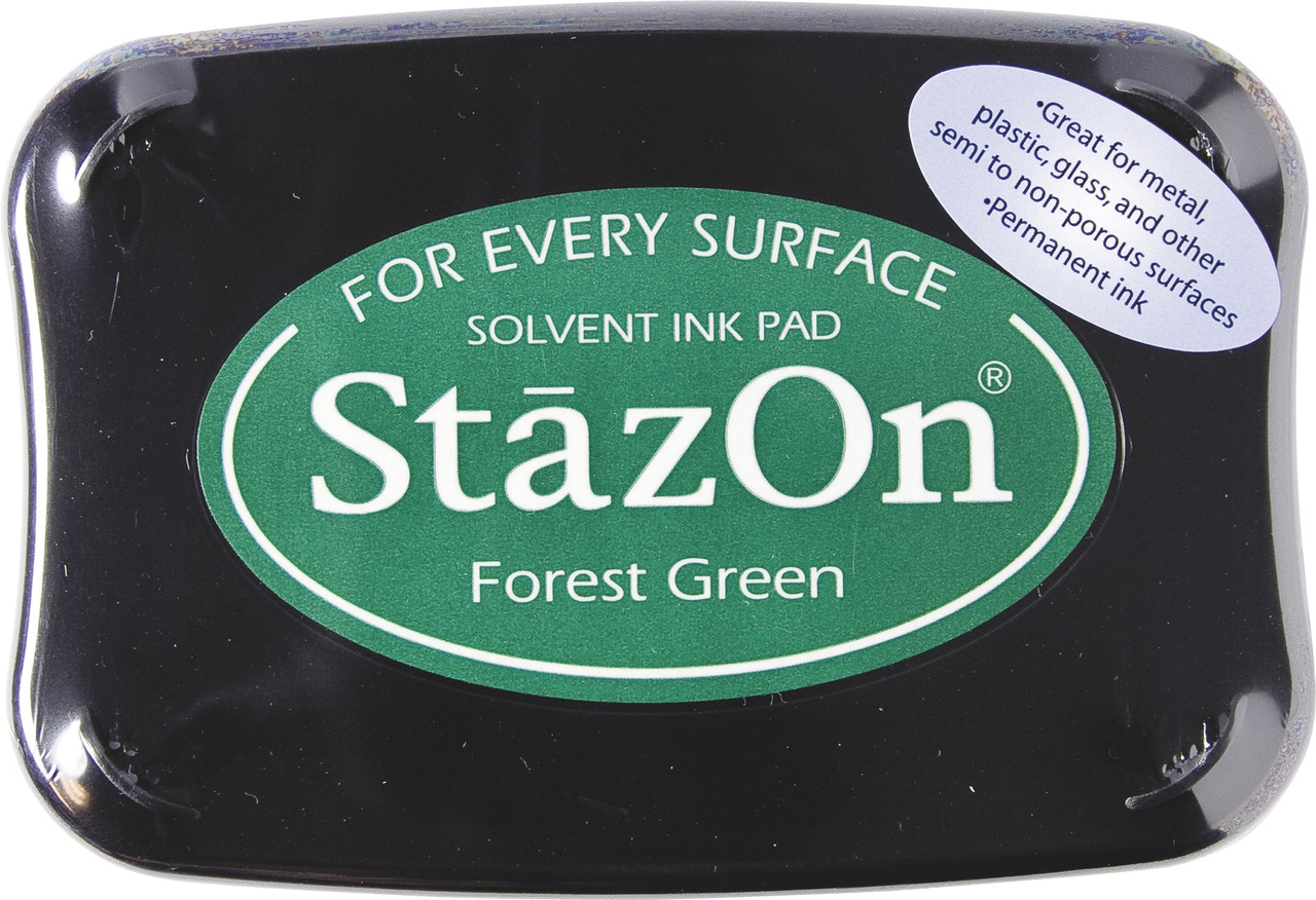 Чорнильна подушечка Tsukineko StazOn 10 x 6 см, Лісовий зелений 2118796099