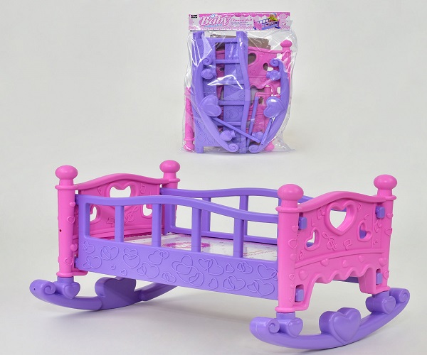 Ліжечко для ляльок 889-194 Violet/Pink (VI00298)