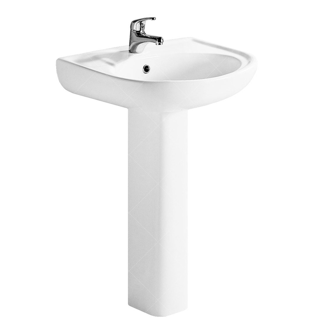 Комплект раковина и ножка RAK Ceramics Cynthia Wash Basin 800x570x450 мм Белый (2305833521)
