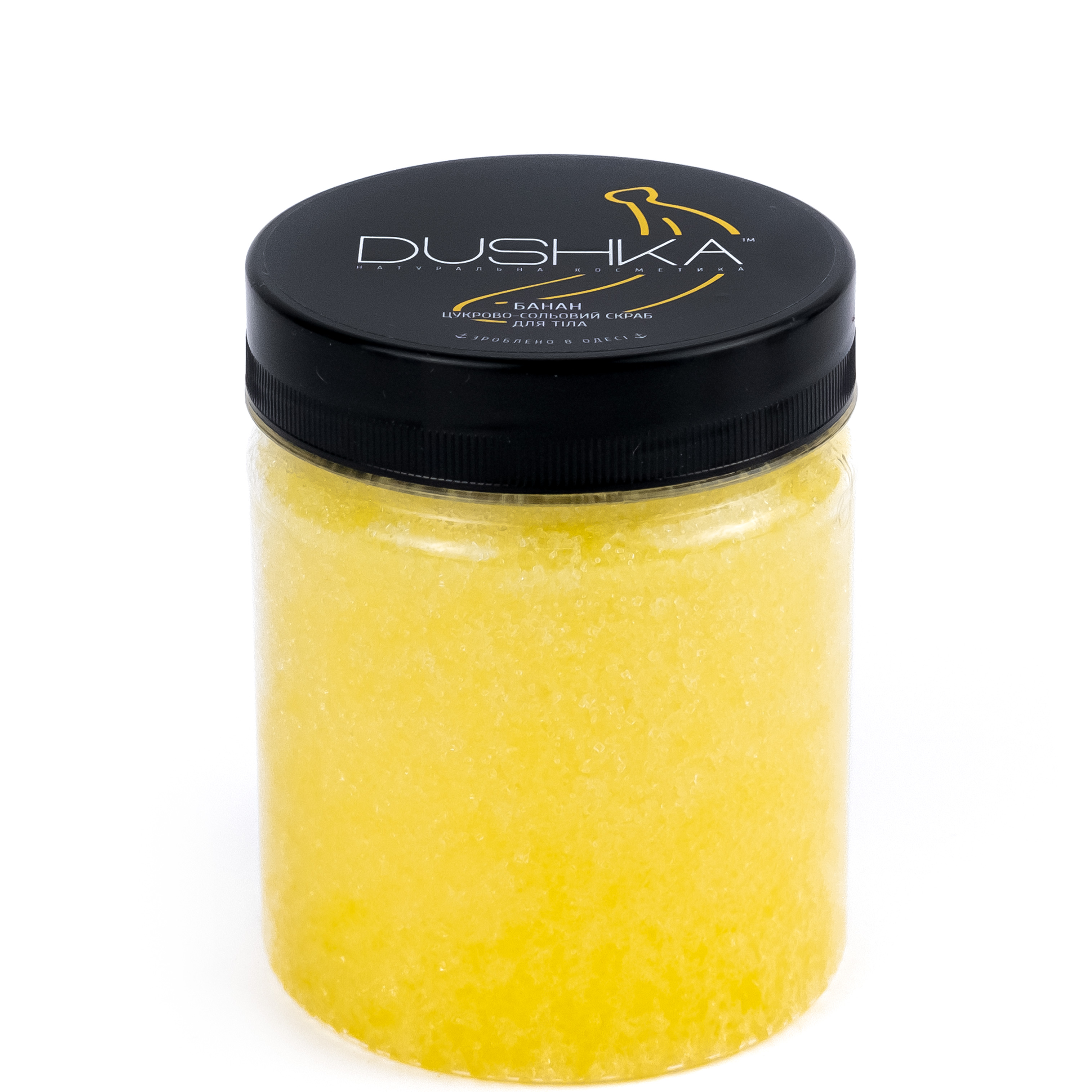 Сахарно-солевой скраб Банан Dushka 300 г