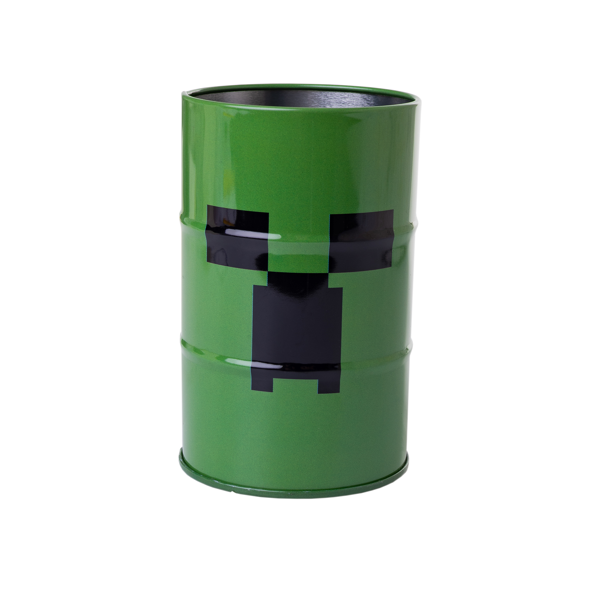 Стакан-подставка бочка YES Minecraft Creeper 10,8х6,5 см Черно-зеленый (708096)