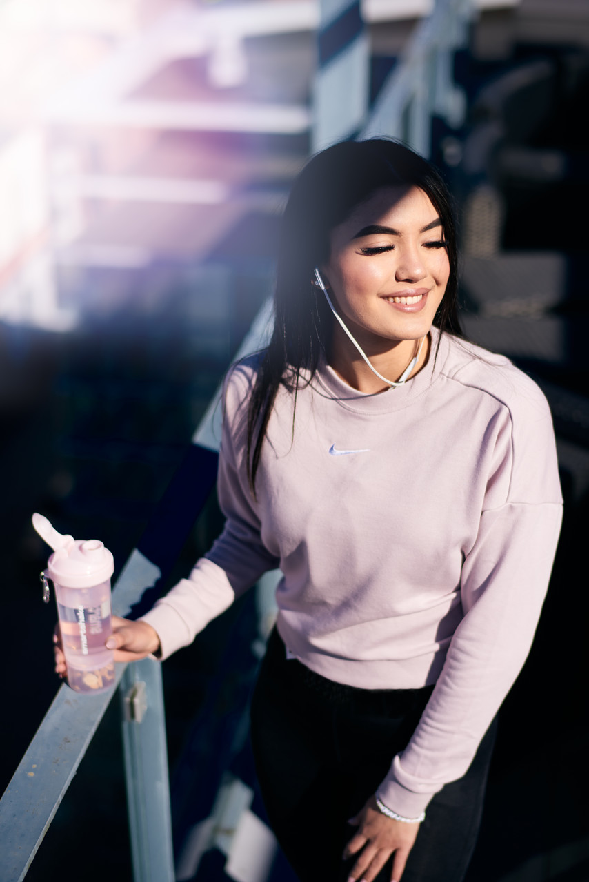 Шейкер спортивний SmartShake Slim 500ml Рожевий (1838398726)