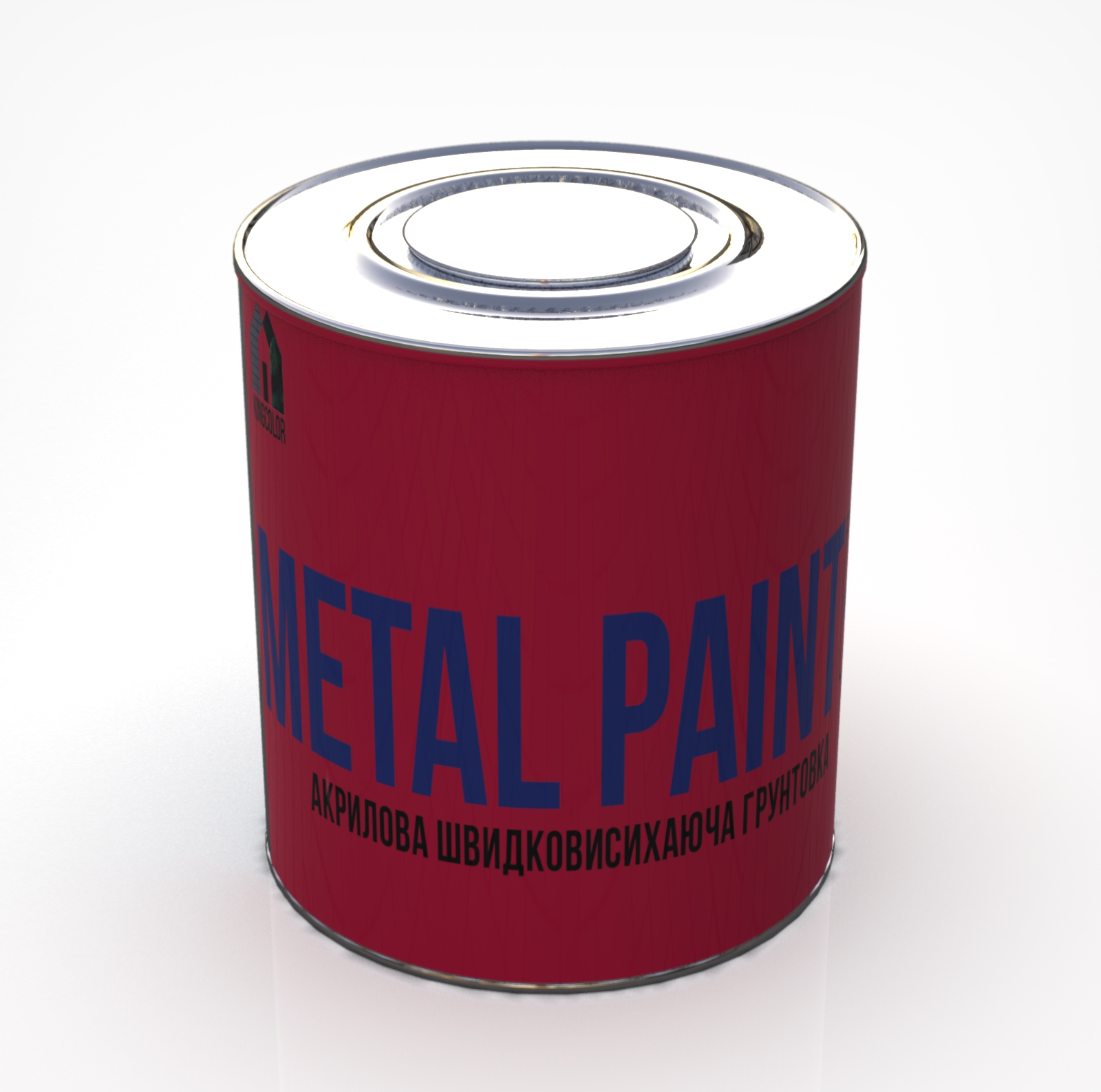 Акриловий ґрунт по металу KINGCOLOR Metal paint 5 кг (MP - 5)