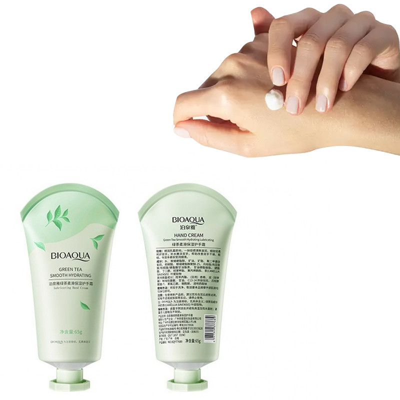 Крем для сухих рук Bioaqua Green Tea Smooth Hydrating Hand Cream 65 г 13280-84909
