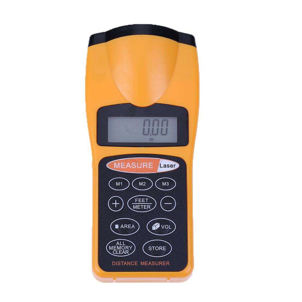 Ультразвуковий далекомір з лазерною указкою Оранжевий (R0448)