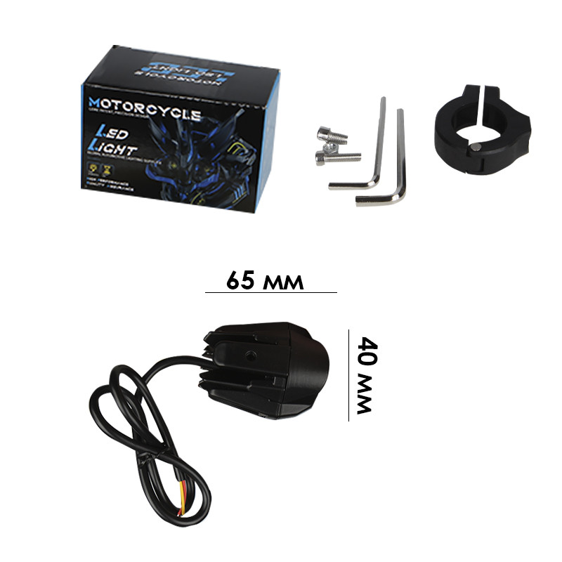 Светодиодная фара на дугу мотоцикла DXZ M-MINI-N-S1 13067-83431
