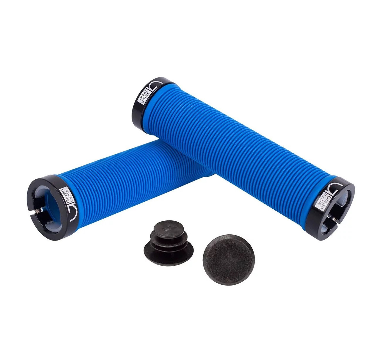 Ручки керма Green Cycle GGR-421 130 mm Blue (GRI-69-46)