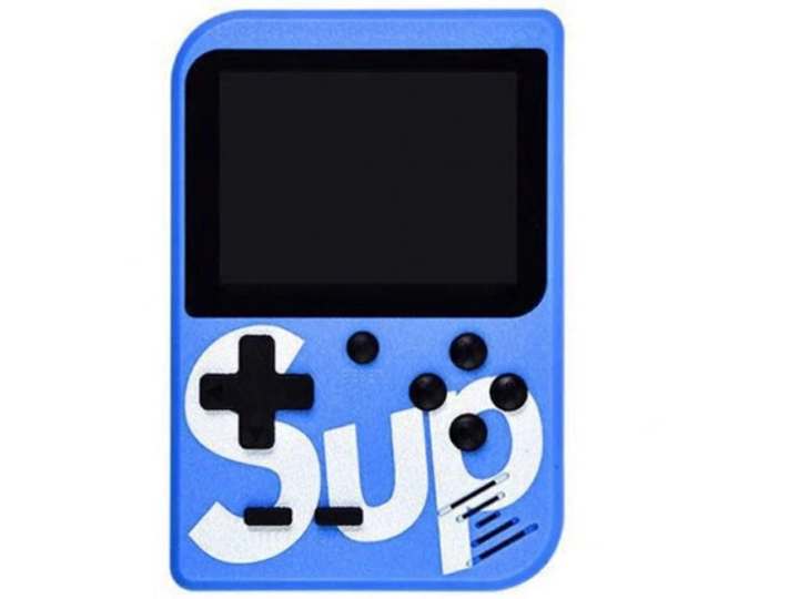 Карманная игровая ретро приставка Sup Game Box 400 игр dendy SEGA 8bit синяя (1829425682)