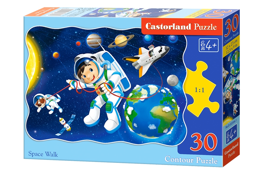Пазлы Космическая прогулка 30 элементов Castorland (В-03594)