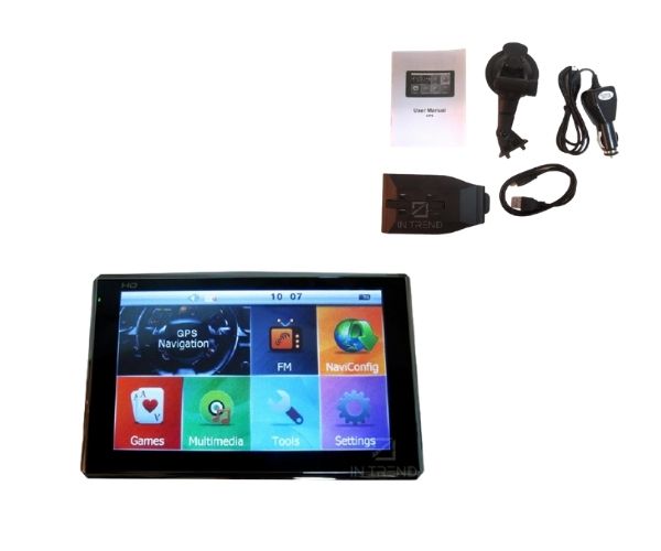 Портативний GPS навігатор із сенсорним екраном 7" Windows/FM-трансмітером 4GB XPRO MAPGPS G711