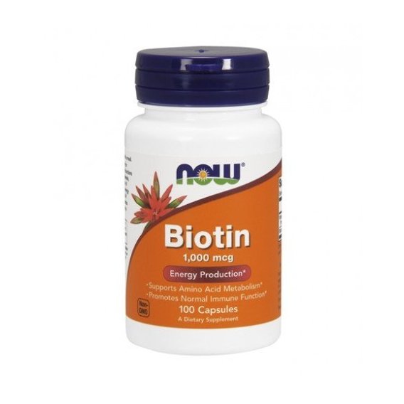 Биотин NOW Foods Biotin 1000 mcg 100 Caps