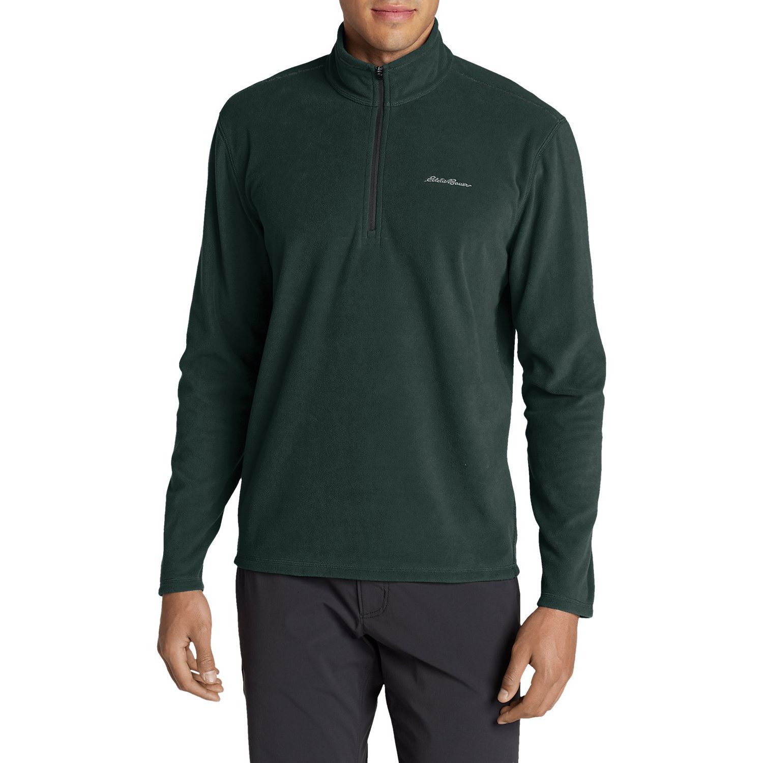 Кофта Eddie Bauer Mens Quest Fleece 1/4-Zip Pullover XL Зелена (0063EGR-XL)