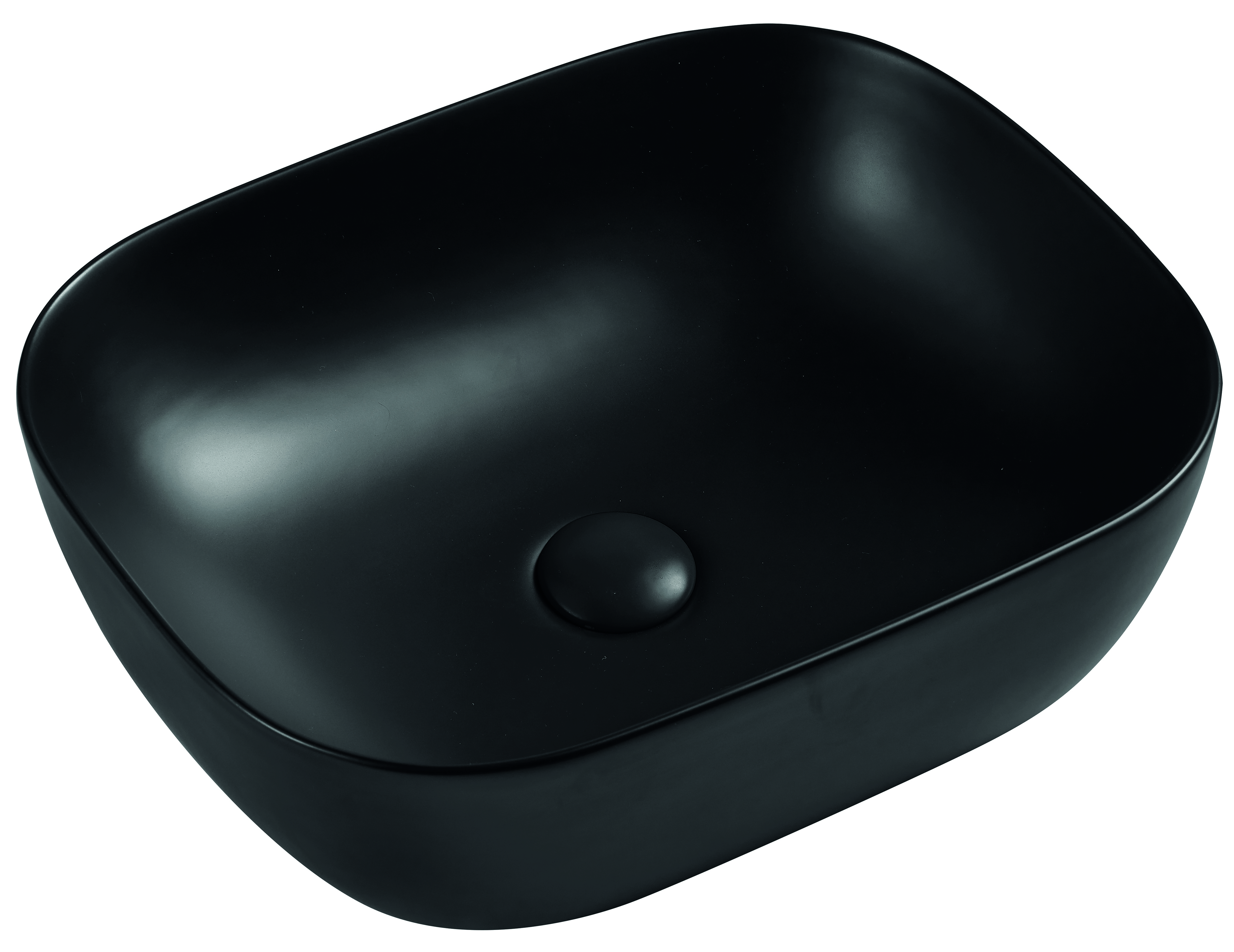 Умывальник накладной керамический Mixxus Premium Diverse-0101 Black 490x395x150mm (MP6485)