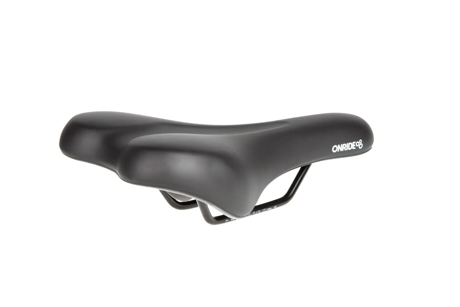 Сідло Onride Siesta 273х153 мм + світловідбивна смужка KLS 3M 30 см Чорний (1085-6936116102227)