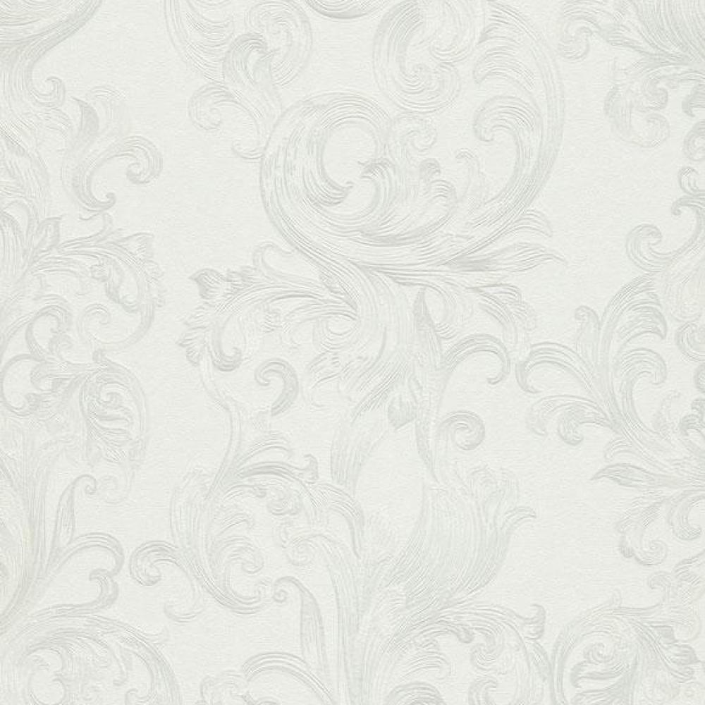 Вінілові шпалери на флізеліновій основі Erismann Arezzo 5130-01 1.06 х 10.05 м Біло-Сірий (5130-01)