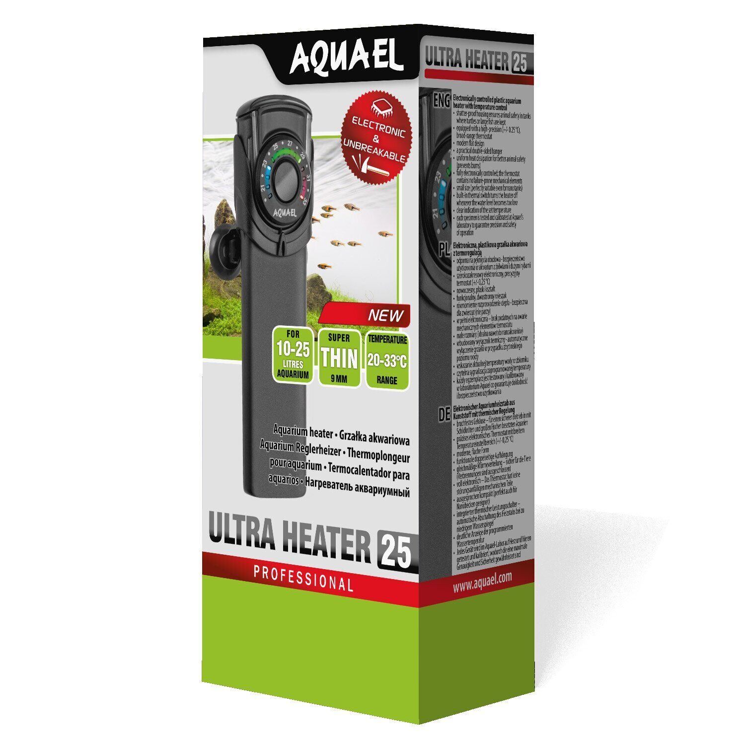 Обогреватель AquaEl Ultra Heater пластиковый сверхточный 25 Вт (5905546313414)