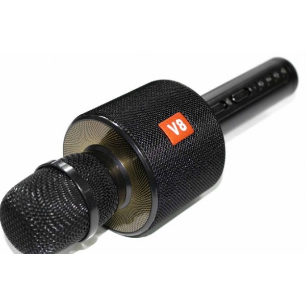 Бездротовий мікрофон для караоке Charge V8 Чорний