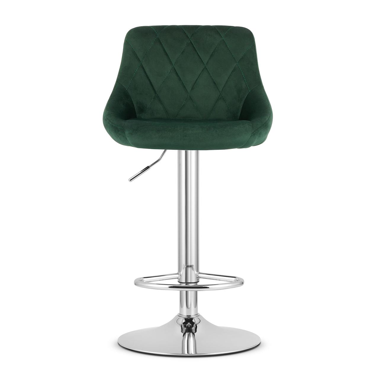Барный стул LEOBERT KAST GREEN-CHROM (Aksamit)