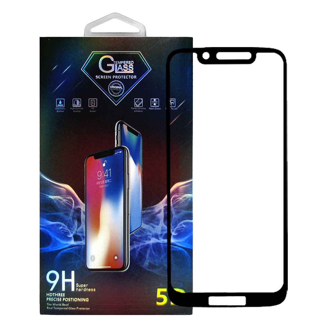 Захисне скло Premium Glass 5D Full Glue для Motorola Moto G7 Play Black (arbc6143)