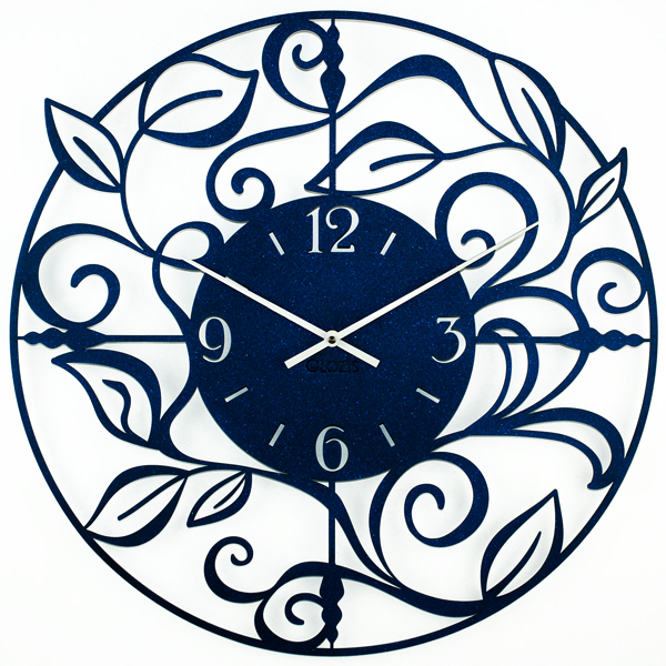 Настенные часы Glozis Caprice 50 х 50 Синие (B-028)