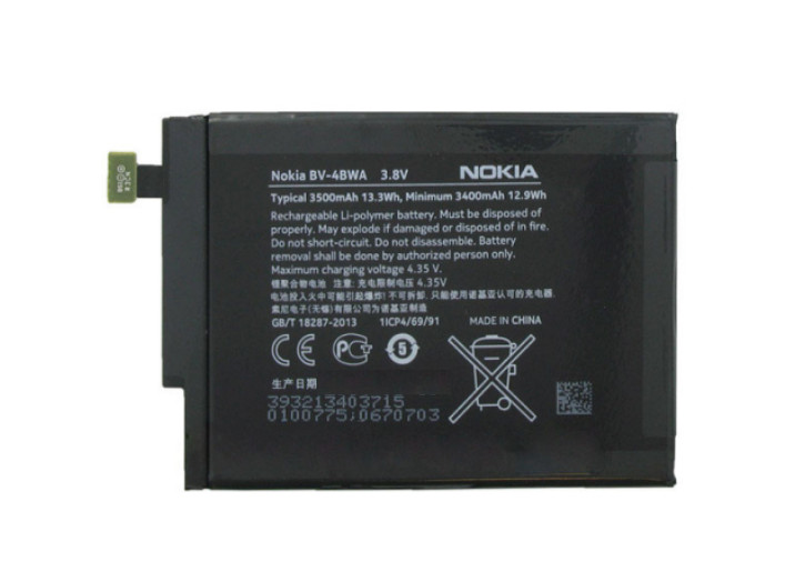 Батарея Nokia BV-4BWA 3500 мА*год
