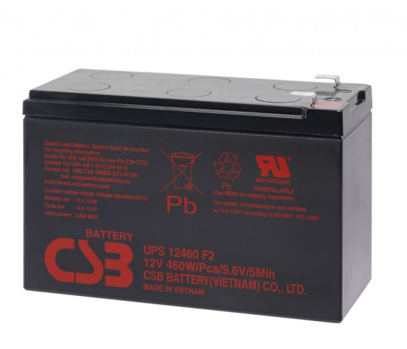 Акумуляторна батарея CSB UPS12460, 12V 9Ah