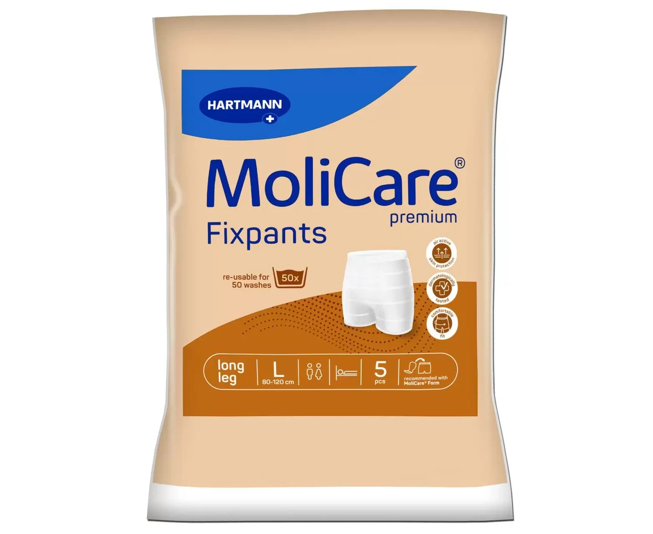 Штанишки для фиксации прокладок Paul Hartmann Molicare Premium Fixpants удлиненные L 5 шт