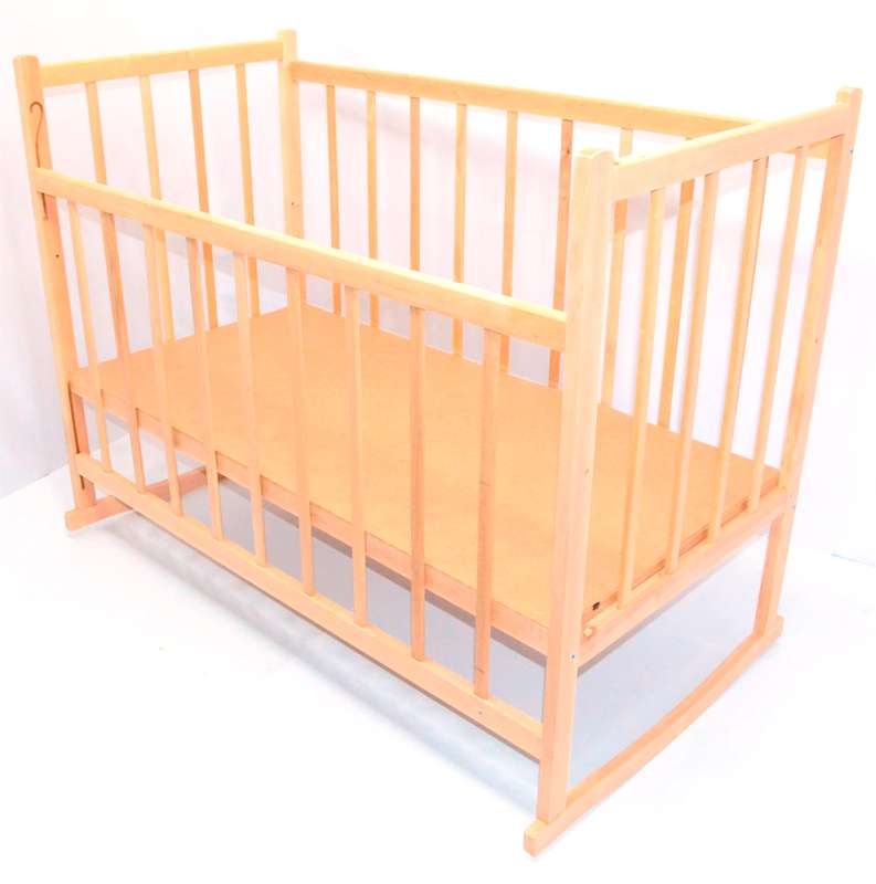 Кроватка-качалка деревянная №3 (IG-5759)