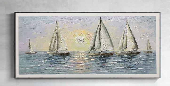 Картина морський пейзаж ArtSale more0017 50 х 100 см