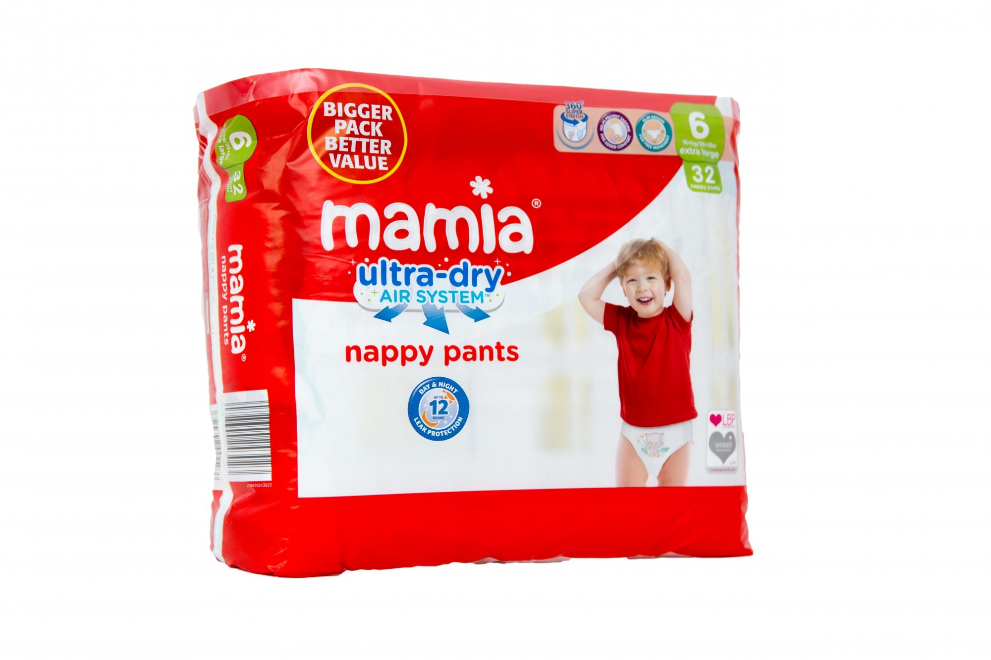 Підгузки-трусики Mamia Розмір 6, 16+ кг, 32 шт