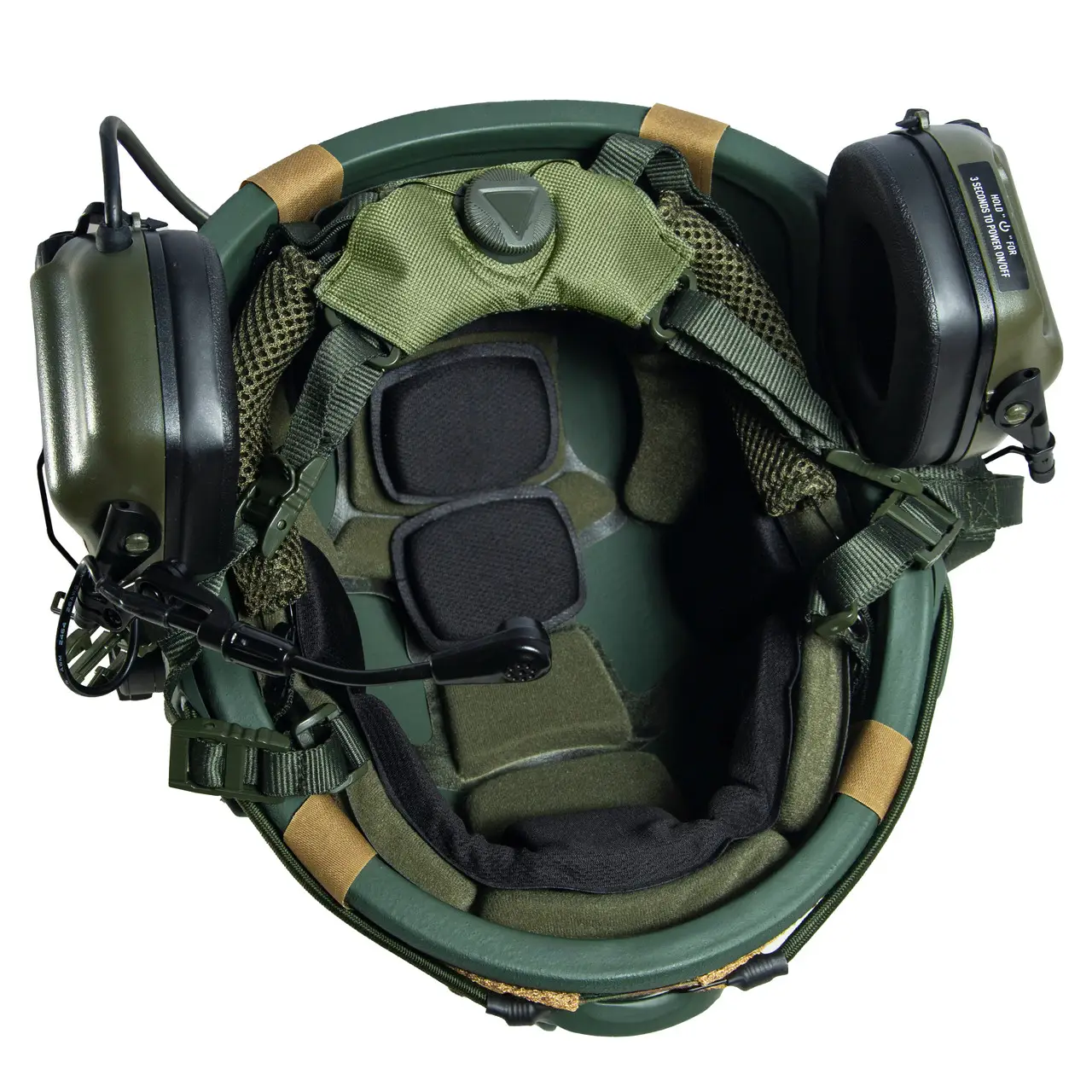 Комплект шлем FAST Team Wendy Helmet NIJ IIIA/наушники Earmor M32H MOD3/кавер M Мультикам