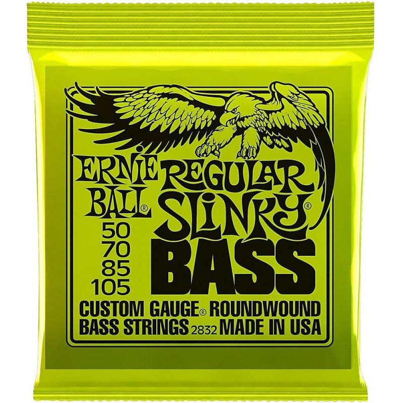 Струны для бас-гитары Ernie Ball 2832 Regular Slinky Bass Nickel Wound 50/105