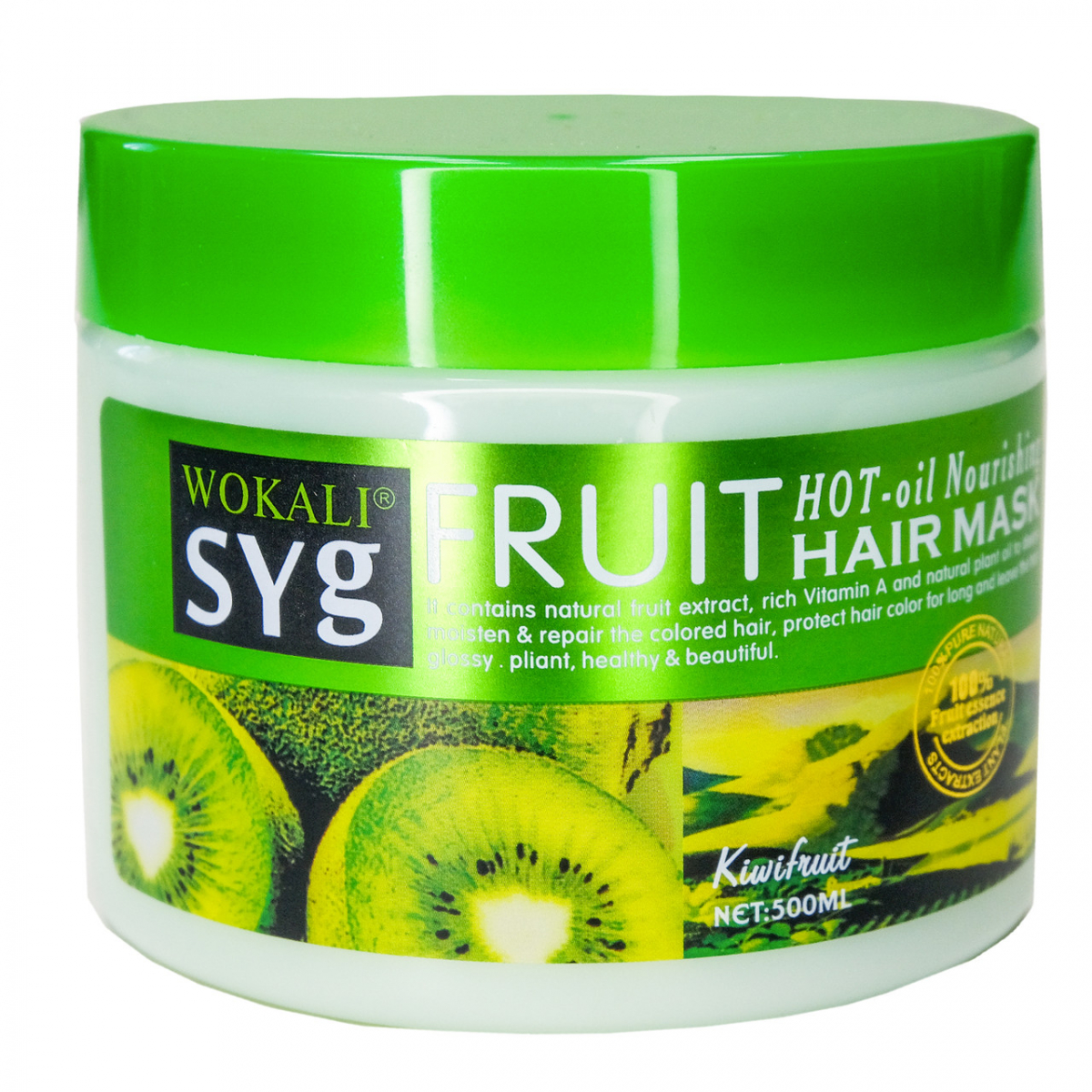 Маска для волос Глубокое питание Wokali Fruit Hair Mask Kiwifruit 500мл