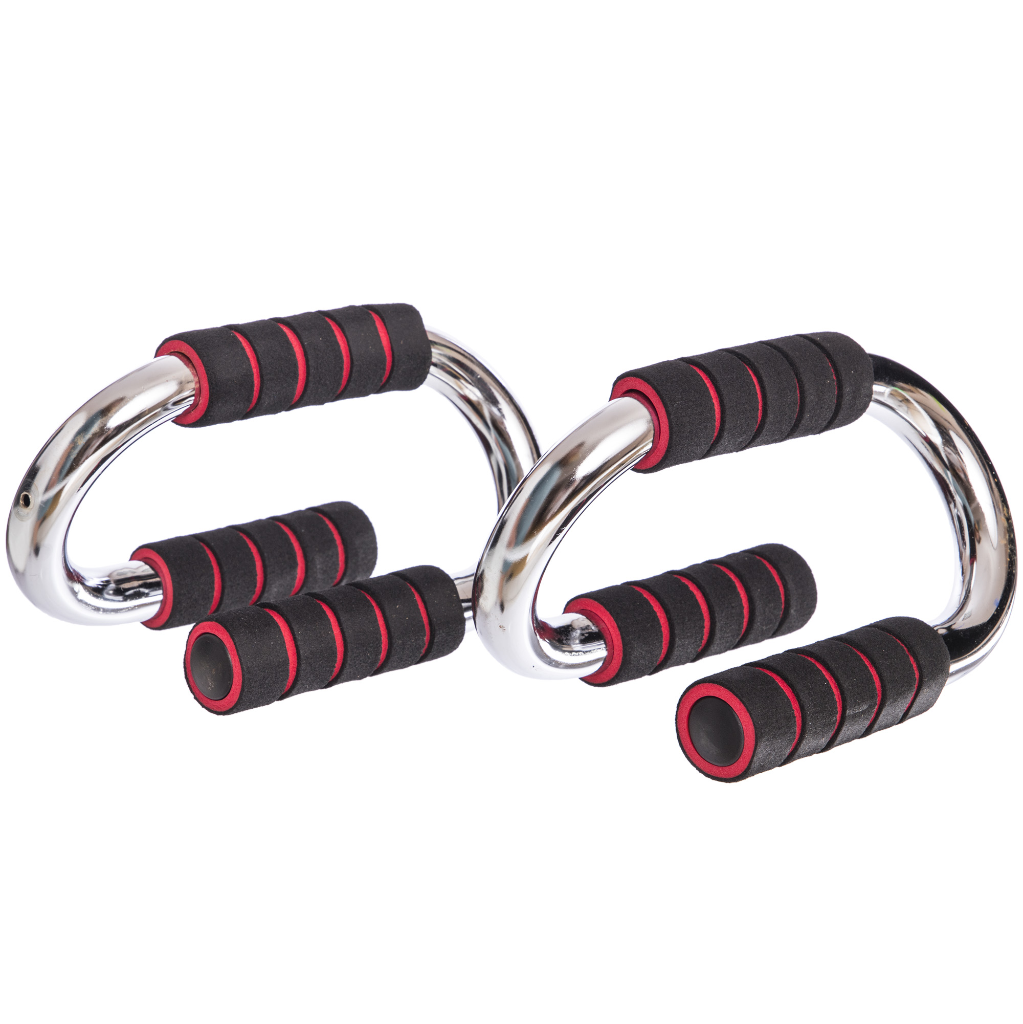 Упоры для отжиманий (2шт) SP-Sport FI-3971 PUSH-UP BAR 11x21см черный-красный