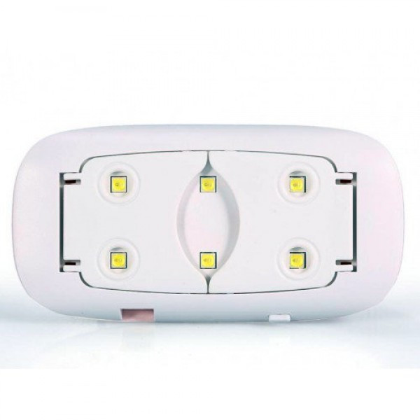 УФ лампа для гель-лаку SUN UV LED mini Рожева (vol-1615)