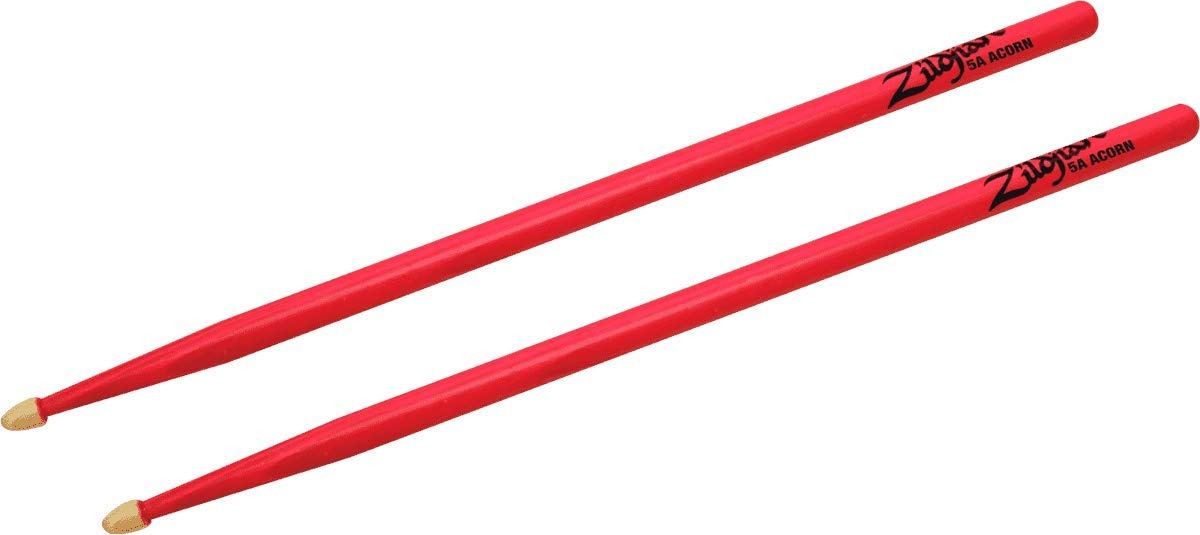 Барабанные палочки Zildjian Z5AACDGP 5A Acorn Neon Pink Drumsticks