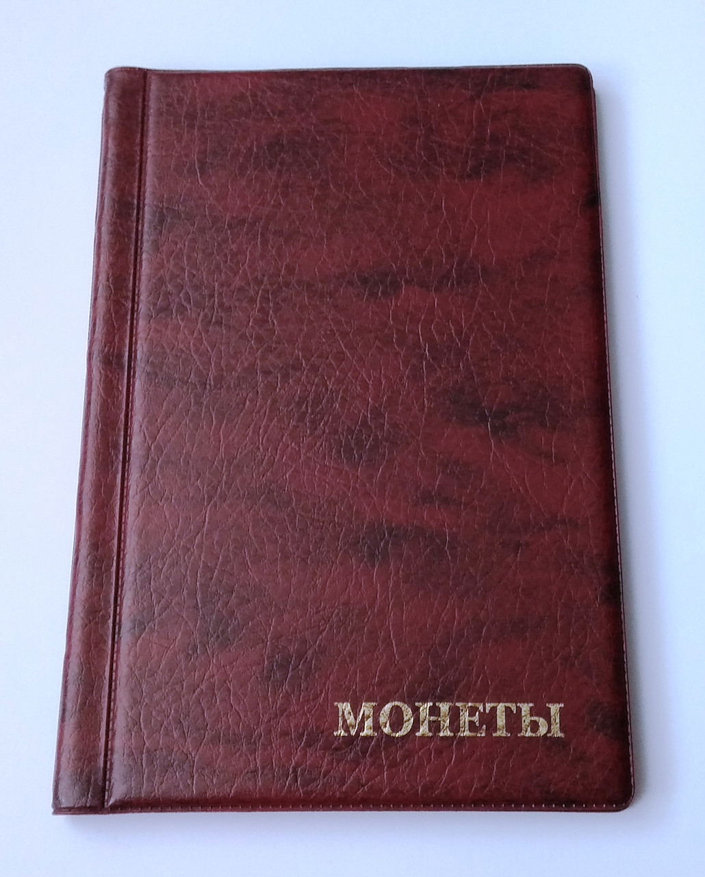 Альбом для монет Monet 130х185 мм на 72 великих комірок Темно-червоний (hub_tyoyde)