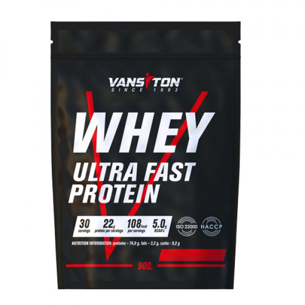 Протеин Vansiton Ultra Protein 900 г Клубника (2518971203)