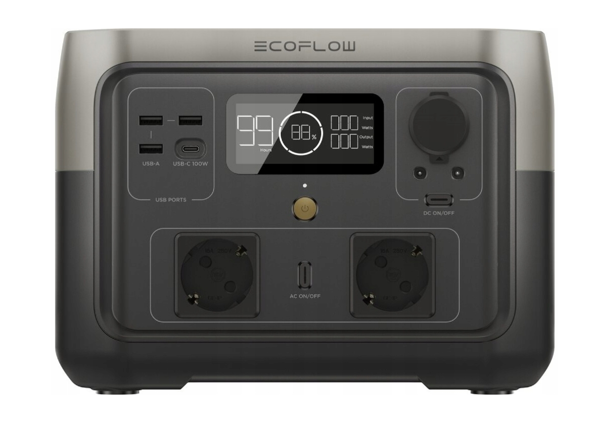 Портативна електростанція EcoFlow RIVER 2 Max 500 Вт Чорний