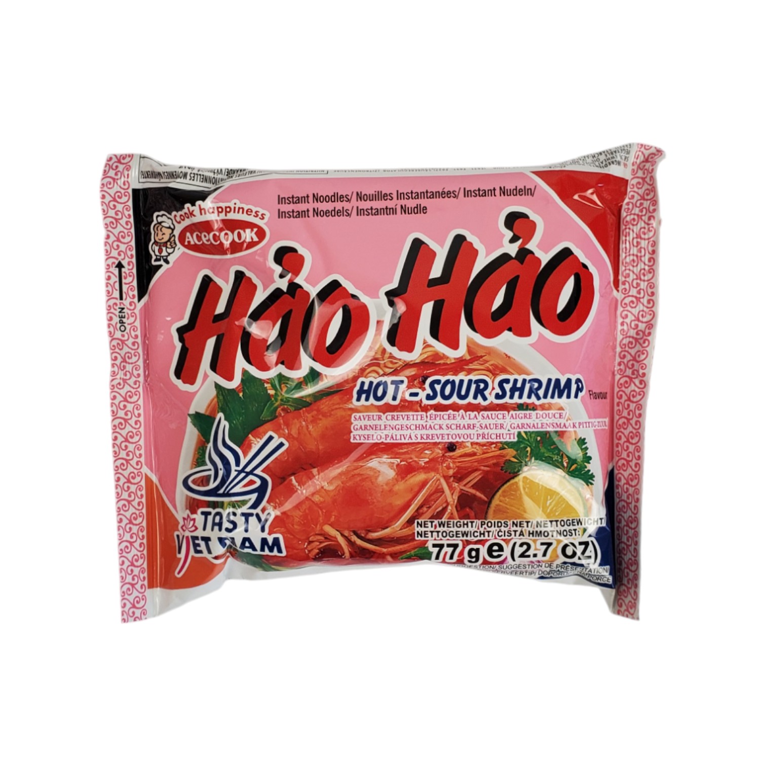 Лапша быстрого приготовления креветки Acecook HaoHao 77 г (AF187175)