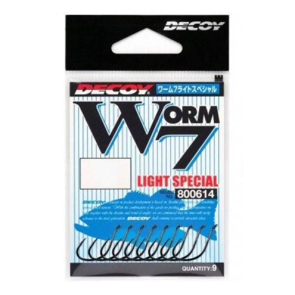 Крючок Decoy Worm 7 Light Special #04 9 шт/уп (1013-1562.09.33)