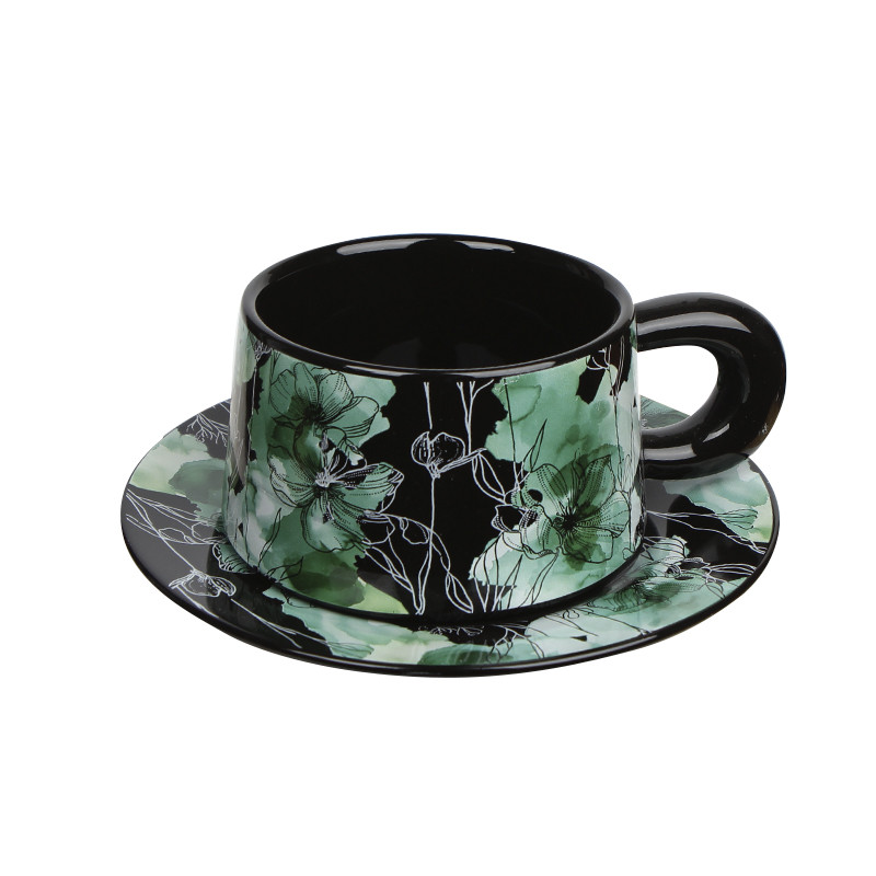 Кофейный набор Qinglan Ruomeng 250 мл Black-Green 13151-83891