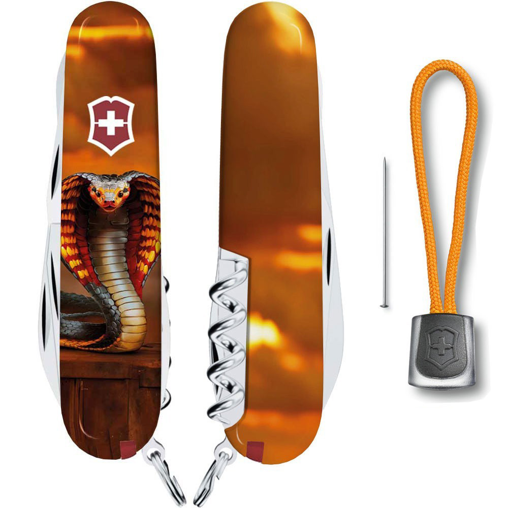Складной нож Victorinox Climber Zodiac Пламенная кобра 9.1 см Разноцветный (1.3703_Z4250pk)