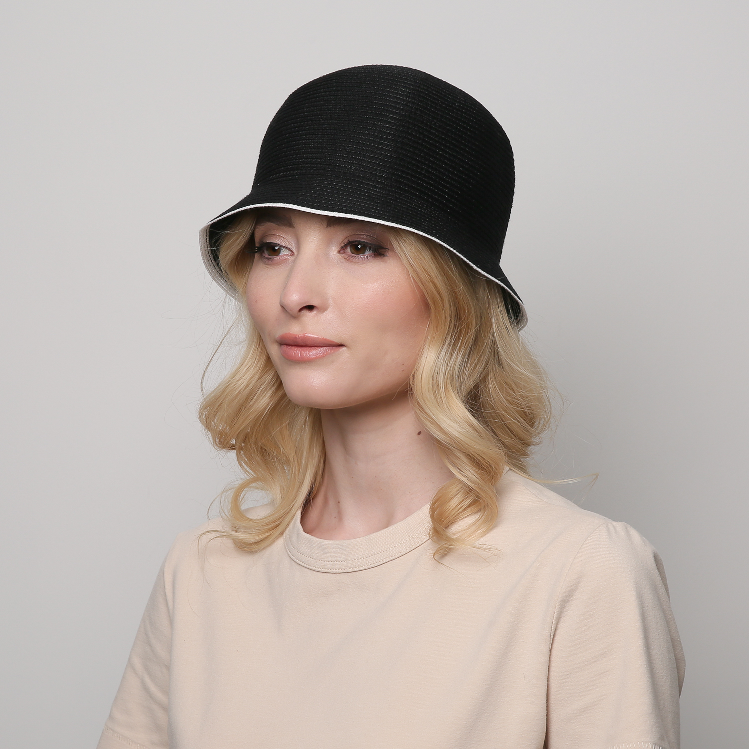 Шляпа женская клошь 060-594 LuckyLOOK OneSize Черный