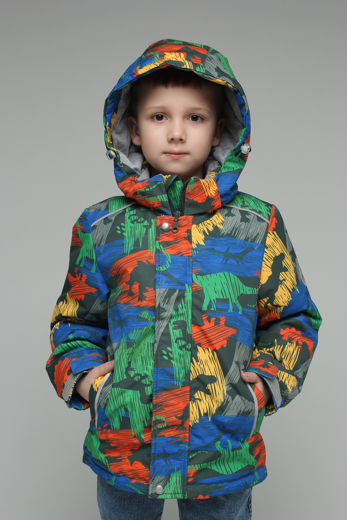 Куртка для хлопчика Snowgenius D442-010 140 см Різнокольоровий (2000989572381)