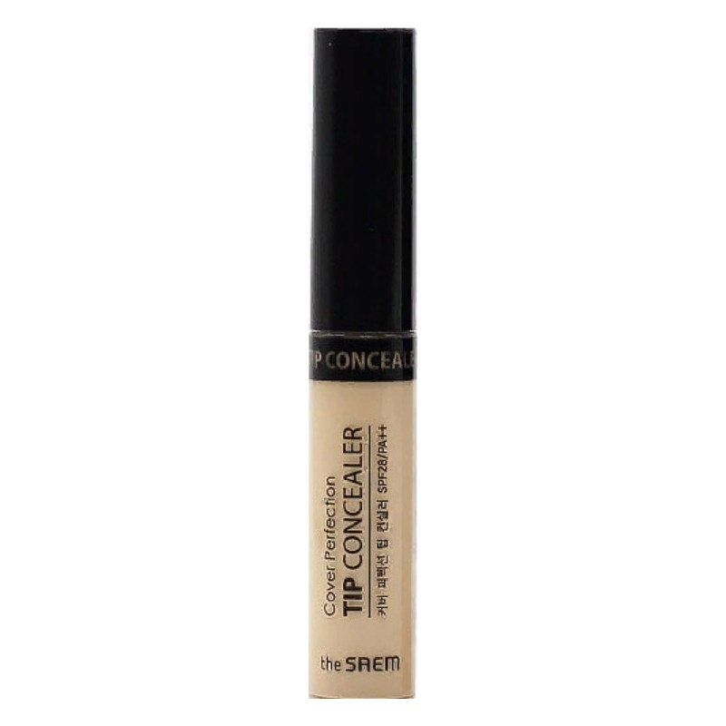 Рідкий консилер The Saem Cover Perfection Tip Concealer 0.5 Ice Beige 6,5 г (8806164151327)